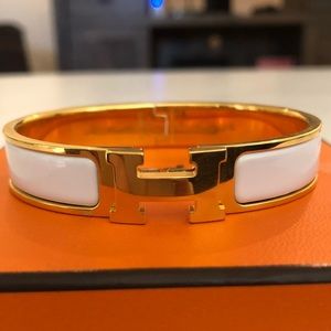 Hermès Clic H Bracelet with original box.